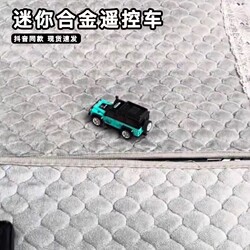 Mini alloy remote control car electric off-road toy black technology with trailer high-precision simulation model 2025 new model