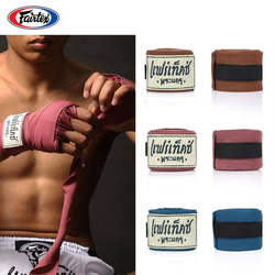 Thai Fairtex Boxing Wraps 5m Vintage Color Muay Thai Sanda Fighting Hand Wraps Training Bandage