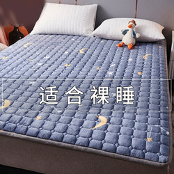 Milk Velvet Mattress, Thin Soft Pad for Rental Housing, Household Tatami, Flannel Bottom Pad, Bedding, Coral Velvet