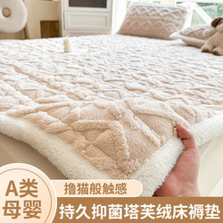 Winter Milk Velvet Mattress Soft Pad for Home Bedroom Bed Mattress 180X200 Dormitory Student Single Bed Sheet