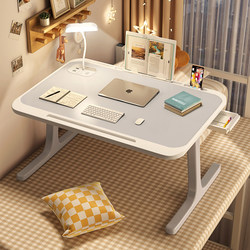 Foldable Bed Table, Laptop Desk, Folding Desk, Dormitory Bay Window Lazy Table, Small Table Board