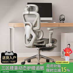 Ergonomic Chair, Home Computer Chair, Comfortable for Long Sitting, Waist-Protecting Gaming Chair, Reclining Office Chair, Backrest Desk Chair