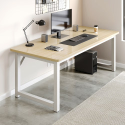 Computer Desk, Simple Desktop Desk for Bedroom, Student Home Study Desk, Adult Office Desk, Rectangular Work Table