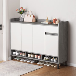 Shoe Cabinet for Home Entrance, Entryway Storage Cabinet, Integrated Wall-Mounted 2025 New Model, Hallway Corridor Solid Wood Shoe Rack