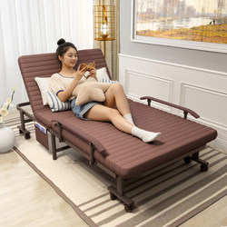 Folding Bed, Single Bed, Nap Sofa Bed, Office Nap Artifact, Hospital Companion Bed, Adult Home Use, Postpartum Care Bed
