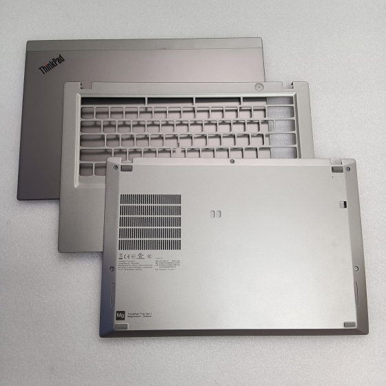 
Lenovo ThinkPad T490S T14S Gen1 A Shell D Shell Bottom Shell Silver Gray Metal 02HM495
