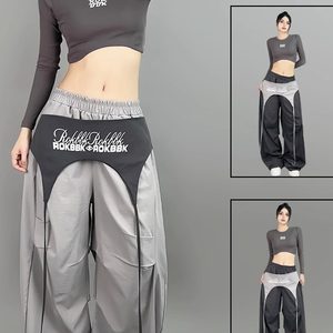 
ROKBBK-K/Buhan Street Dance Trendy Brand Hip Hop Jazz Hiphop Sports Trousers Women's Casual Jazz Clothing Trendy
