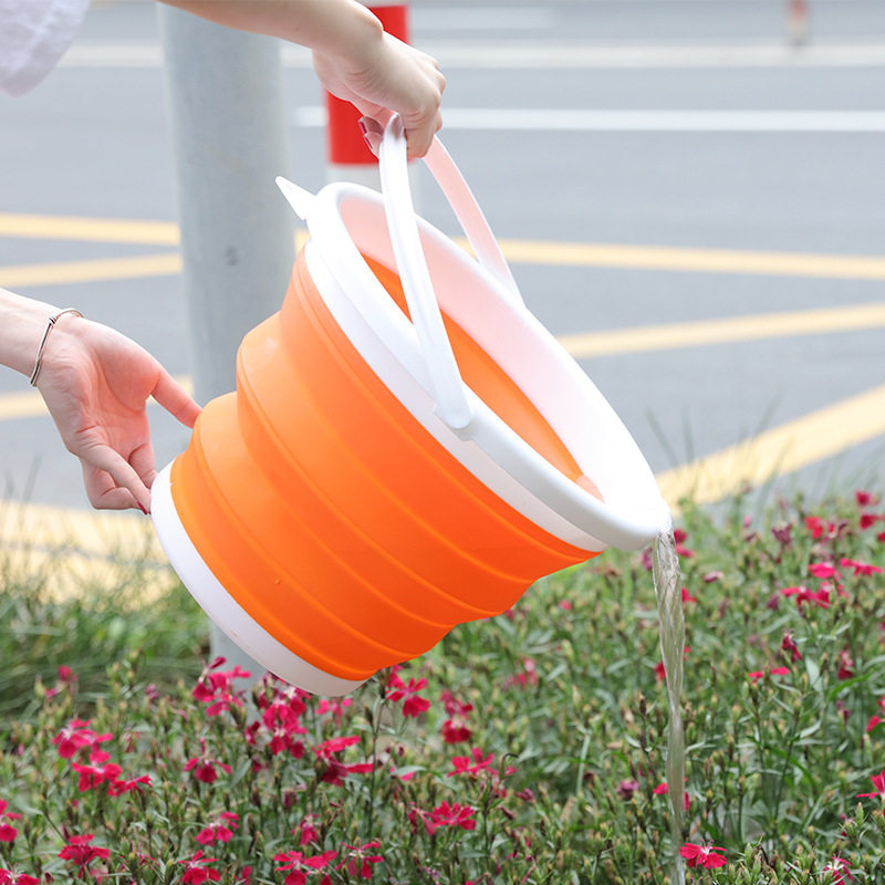 Seau Rd Seau Pliant Ice Road - Portable, Repliable 10L+ pour l'Extérieur