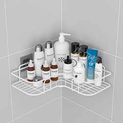 No Punching Bathroom Bathroom Sink Storage Rack Bathroom Tripod Toilet Wall-Mounted Kitchen Storage Rack