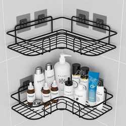 No Punching Bathroom Bathroom Sink Storage Rack Bathroom Tripod Toilet Wall-Mounted Kitchen Storage Rack