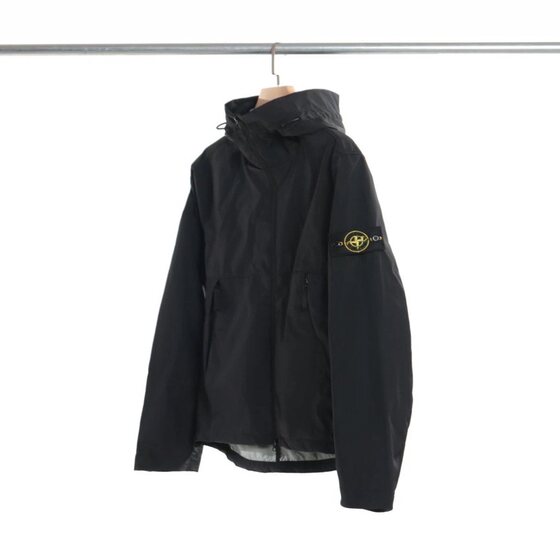 
New Stone Spring and Autumn 21AW 3L-TC Stone Functional Windproof and Waterproof Hooded Jacket Jacket for Men