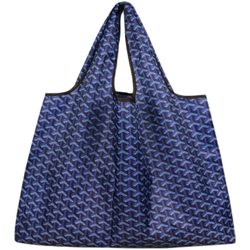 Large-Capacity Foldable Shopping Bag, Waterproof Eco-Friendly Bag, Portable Supermarket Shoulder Bag, Grocery Shopping Bag, Tote Bag