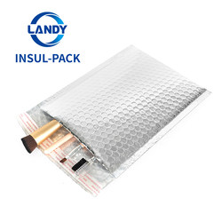 Silver Aluminum-Coated Film Packaging Bags, Aluminum Film Bubble Bags, Thickened Bubble Envelope Bags, False Eyelash Courier Packaging