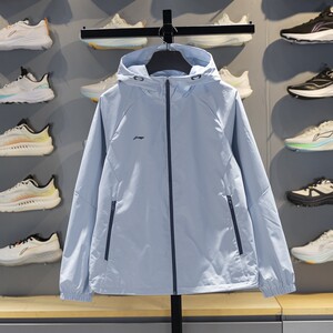 
Li Ning Sports Windbreaker Women's 2026 Summer New Group Purchase Series Casual Versatile Hooded Jacket AFDW810