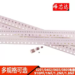 0201 0402 0603 0805 tụ điện chip 910PF 1NF 1.2NF 1.8NF 50V/100V