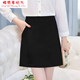 Professional clothing A-line skirt short skirt pocket safety pants women's spring and summer skirt versatile a-type anti-wrinkle one-step skirt working skirt