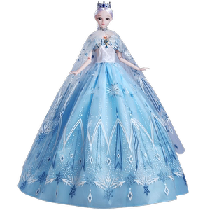 
White wedding doll ancient style princess simulation girl plush toy large oversized dolls June 1st gift box