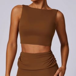 Shockproof Yoga Vest with Beautiful Back Design, High-Intensity Gathering, Quick-Drying Fitness Clothing, Running Tight-Fitting Sports Bra