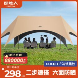 New Quick-Open Canopy Tent for Outdoor Camping 2025 New Model Camping Sunshade with Black Glue Coating New Style Sun Shelter