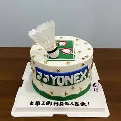 Badminton table tennis cake decoration ornaments sports theme sports enthusiasts birthday party dessert plug-in