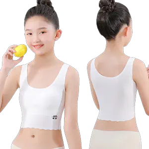 Children's underwear female bra development period 10-12 years old girl  vest 9 student girl 13 cotton sling strapless -  - Buy  China shop at Wholesale Price By Online English Taobao Agent