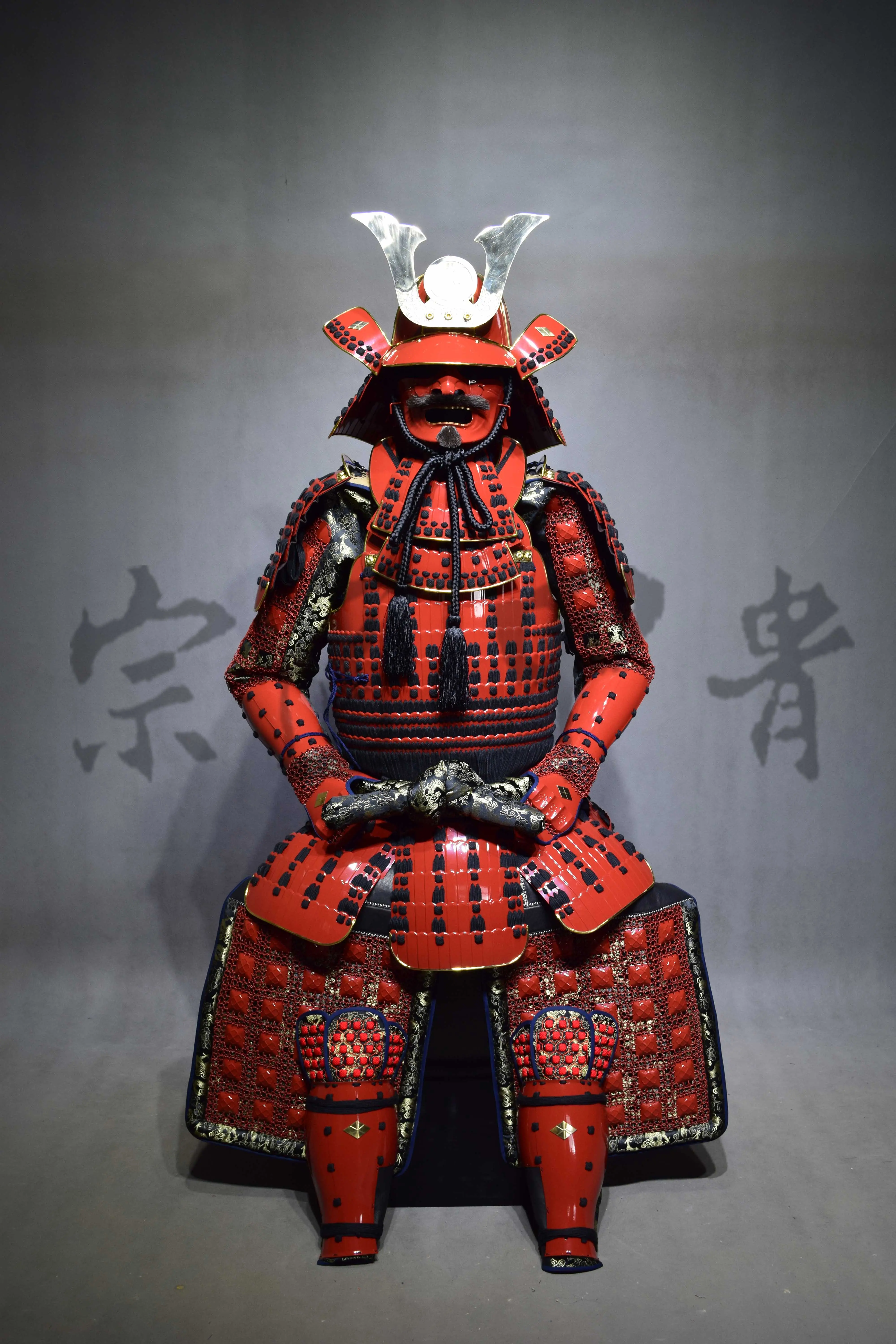 日本武士盔甲-豪华版伊与扎二枚胴具足-真人可穿cos-宗匠甲胄-Taobao