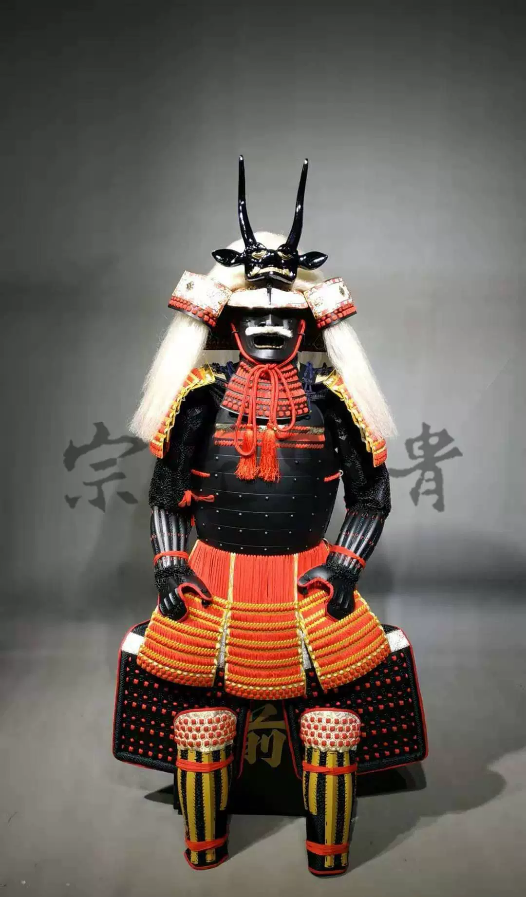 日本武士盔甲 魅前立乱发二枚胴具足 真人可穿 宗匠甲胄 Taobao