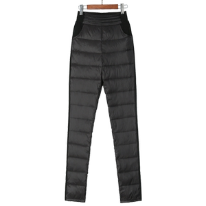 Plel pants female wearing thick winter double -sided thin pencil pants slimming cotton pants boots pants trousers