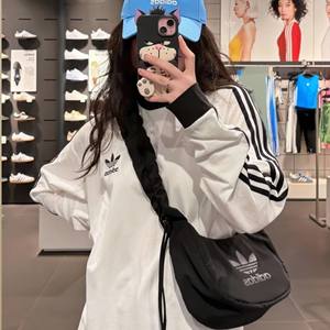 
adidas/Adidas Clover Canvas Bag Cloud Bag Handbag Shoulder Bag Medium JP0145