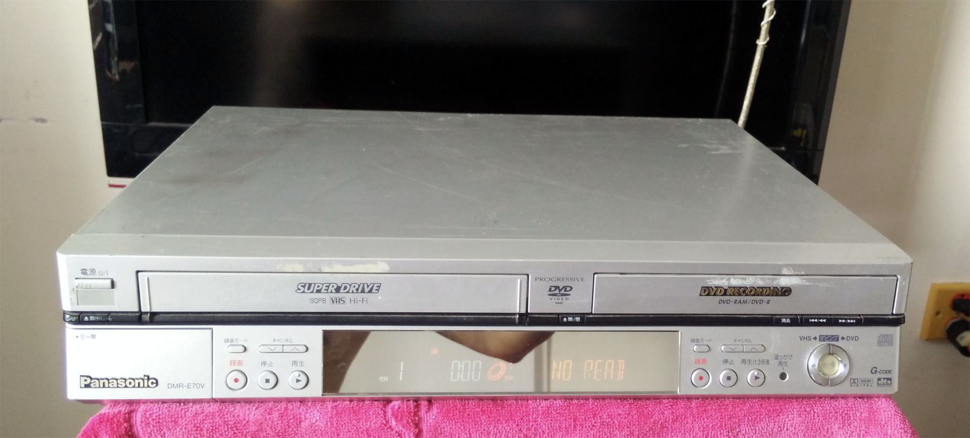 Ϻ  PANASONIC DMR-E70V HIFI VHS ڴ + DVD    -