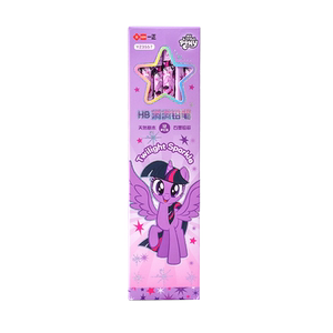 
A genuine My Little Pony hole pencil children's cartoon correction grip triangle hole pen for beginners first grade positive posture HB primary school students special kindergarten writing set Children's Day gift