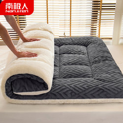 Lamb's Wool Mattress Soft Pad for Home Use in Winter, Thickened and Warm, Double-Sided Fleece Pad, Bedding for Student Dormitory, Single Mattress