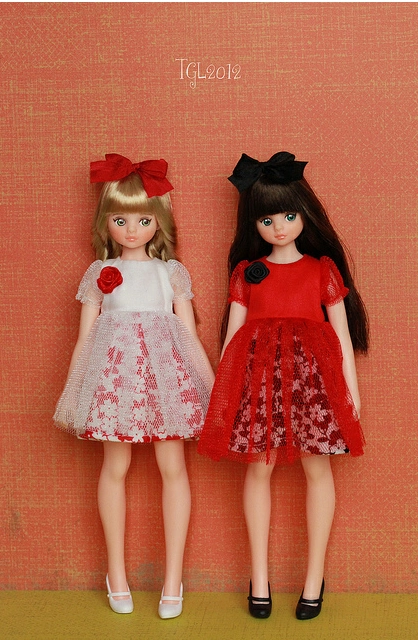 韓国ドール　atomaru♡ドランドラン　dorandoran red ATOMARU Doll Doran Doran Red Tulip Made in Korean 1/6 size