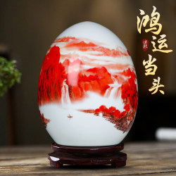 Jingdezhen Ceramic Crafts, Good Luck and Prosperity, Living Room Ornaments, New Chinese Style Display Cabinet, Wine Cabinet, Home Decorations