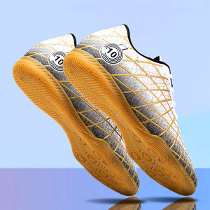 Indoor football shoes IC beef tendon bottom five -person flat training shoes cement floor anti -slip men and girls sports shoes
