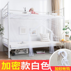 The college student dormitory mosquito nets are paved, lower, lower shop plus a dense bedroom single bed anti -mosquito coat of mosquito coat of mosquito