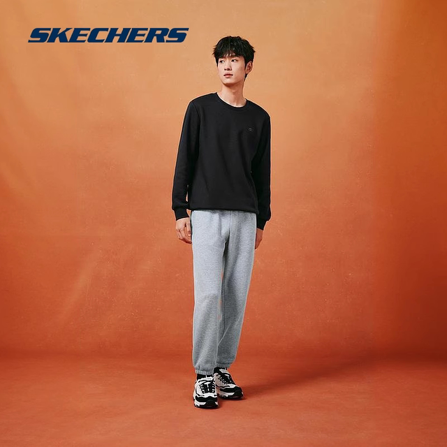 Skechers Autumn Men's Tops Versatile Casual Sportswear Couples 