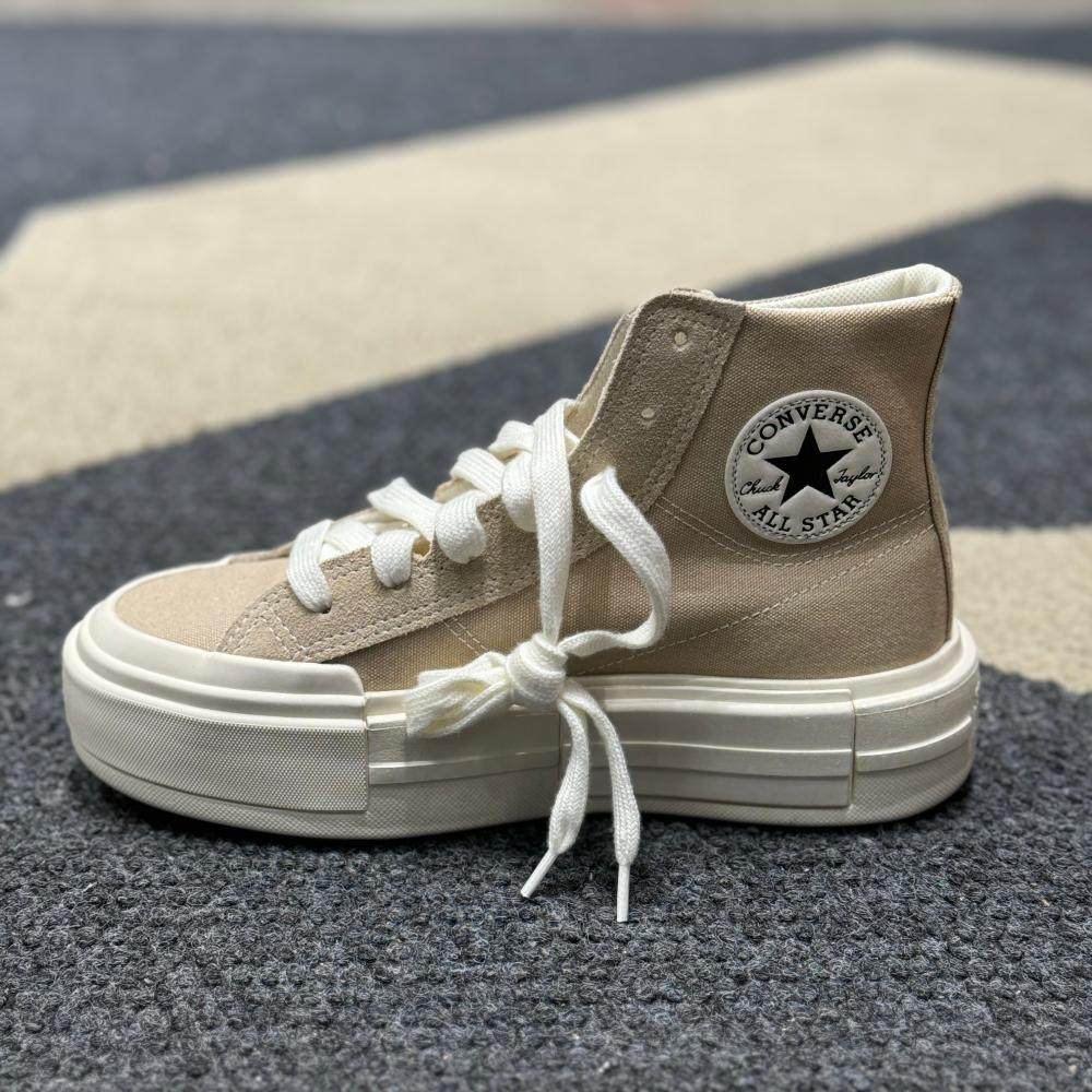 Authentic Converse ALLSTAR new lightweight thick-soled milk tea color ...