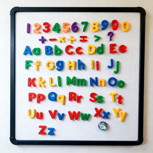 
Colorful uppercase and lowercase letters and numbers magnetic stickers children's early education teaching aids cognitive educational toys kindergarten toys 2+