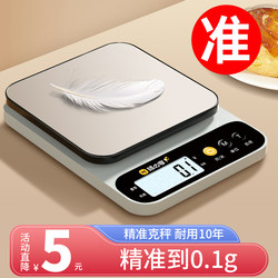 Small Electronic Scale, High-Precision Kitchen Scale, Baking Precision Scale, Household and Commercial Food Gram Scale