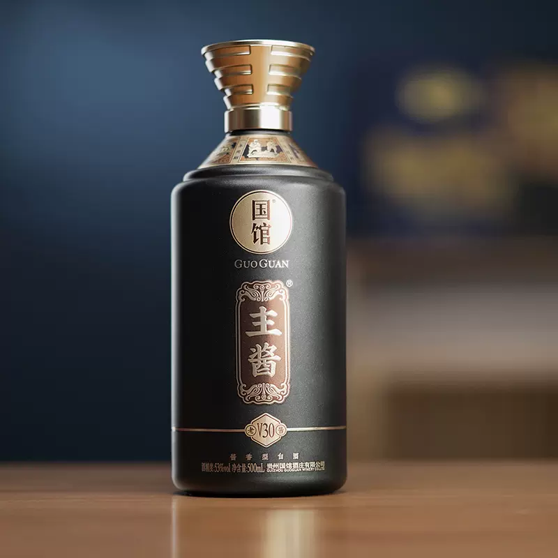 国馆酒 国馆·主酱v30 酱香型白酒 500ml 53%vol 贵州茅台镇