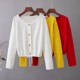 Spring and autumn short coat for women, versatile new Korean style loose sweater, cardigan, sweater top, foreign style, casual and trendy