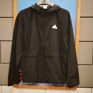 
Adidas men's simple and versatile thin woven windproof hooded sports casual jacket IR5192