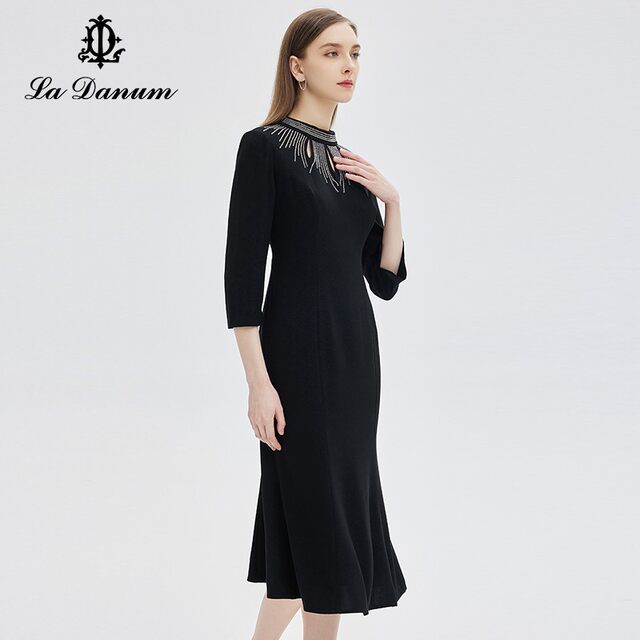 Aidana Spring and Autumn New Circle Pure Color Pure Color Waist Hollow ...