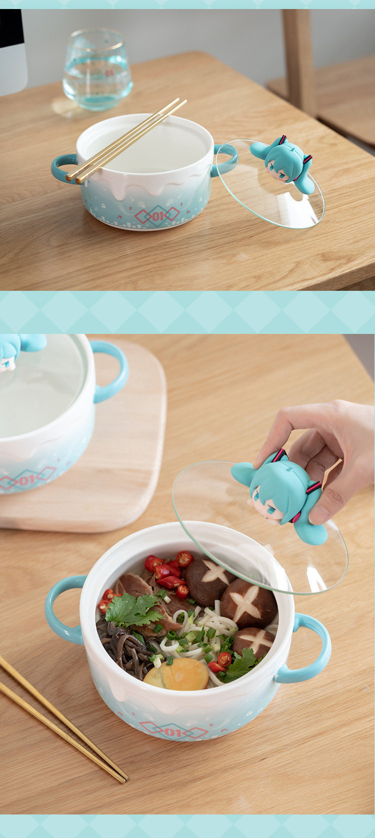 Bilibili 初音ミク インスタントラーメンボウル