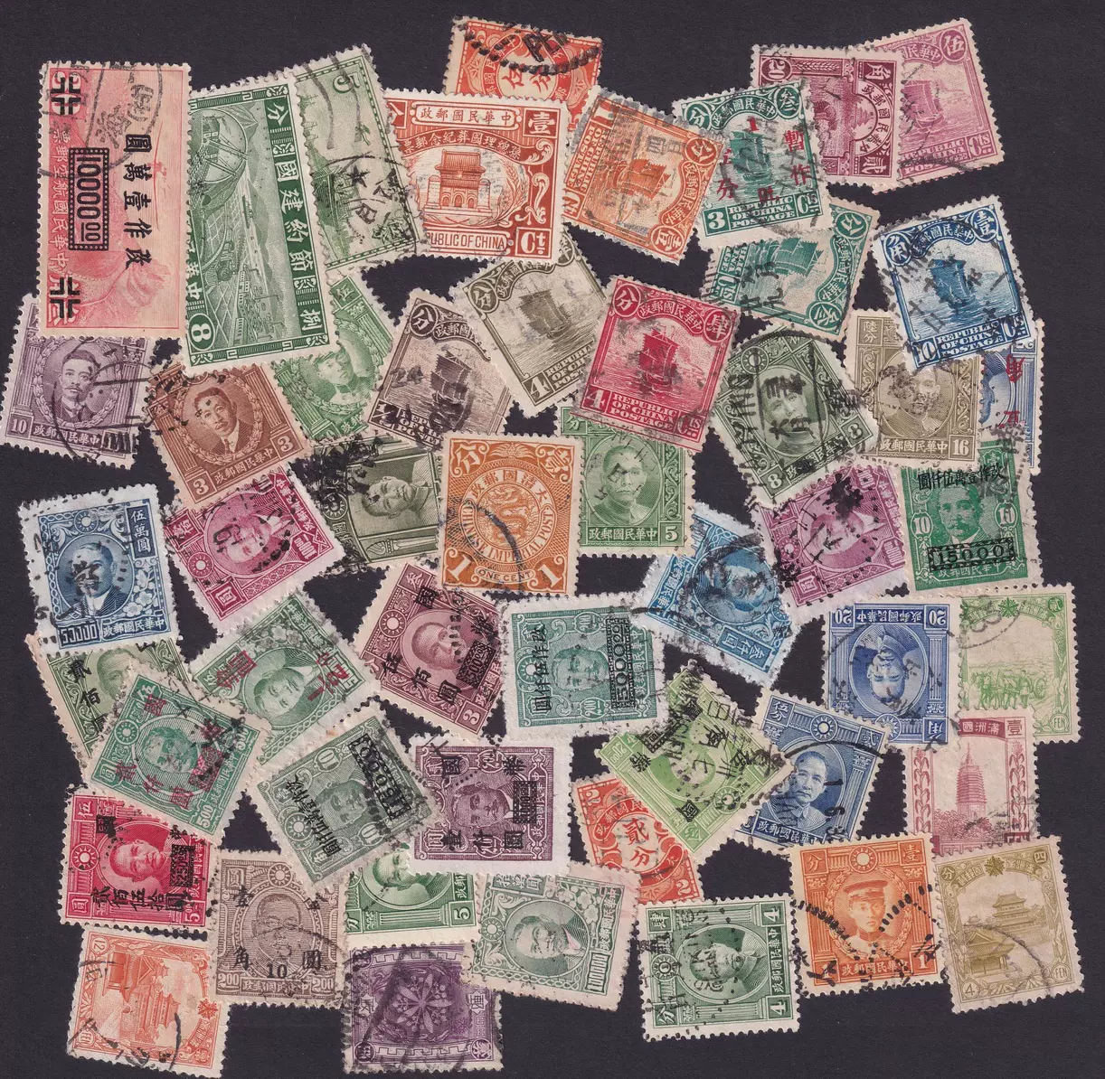 1937年伪满洲国中国东北三省通4 第四版通邮邮票新票一套3全。-Taobao 