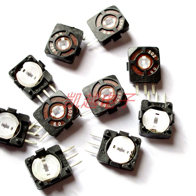 Rocket potentiometer sheet B502 5K 45 degrees 50 degrees 60 degrees 90 degrees 120 degrees navigation model remote control aircraft
