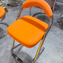 Video Game Console Seat, Playground Anime E-Sports Chair, Stainless Steel with Backrest, Kidsren's Bar High Stool