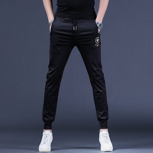 
2026 Trendy Brand New High-end Pants Men's Slim Casual Pants Sweater Pants Men's Small Foot Pants Sports Pants Men's Pants