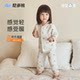 Nido Bear Winter Baby Thermal Lingerie Set Thickened Baby Children's Pajamas Home Clothes Pure Cotton Clip Cotton Men and Women